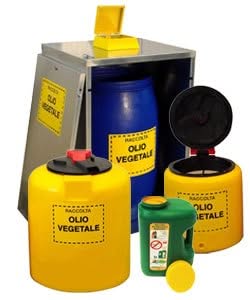 Bidoni per lo smaltimento olio fritto